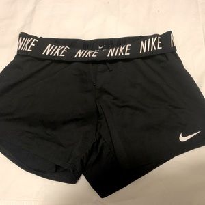 Nike fold over shorts
